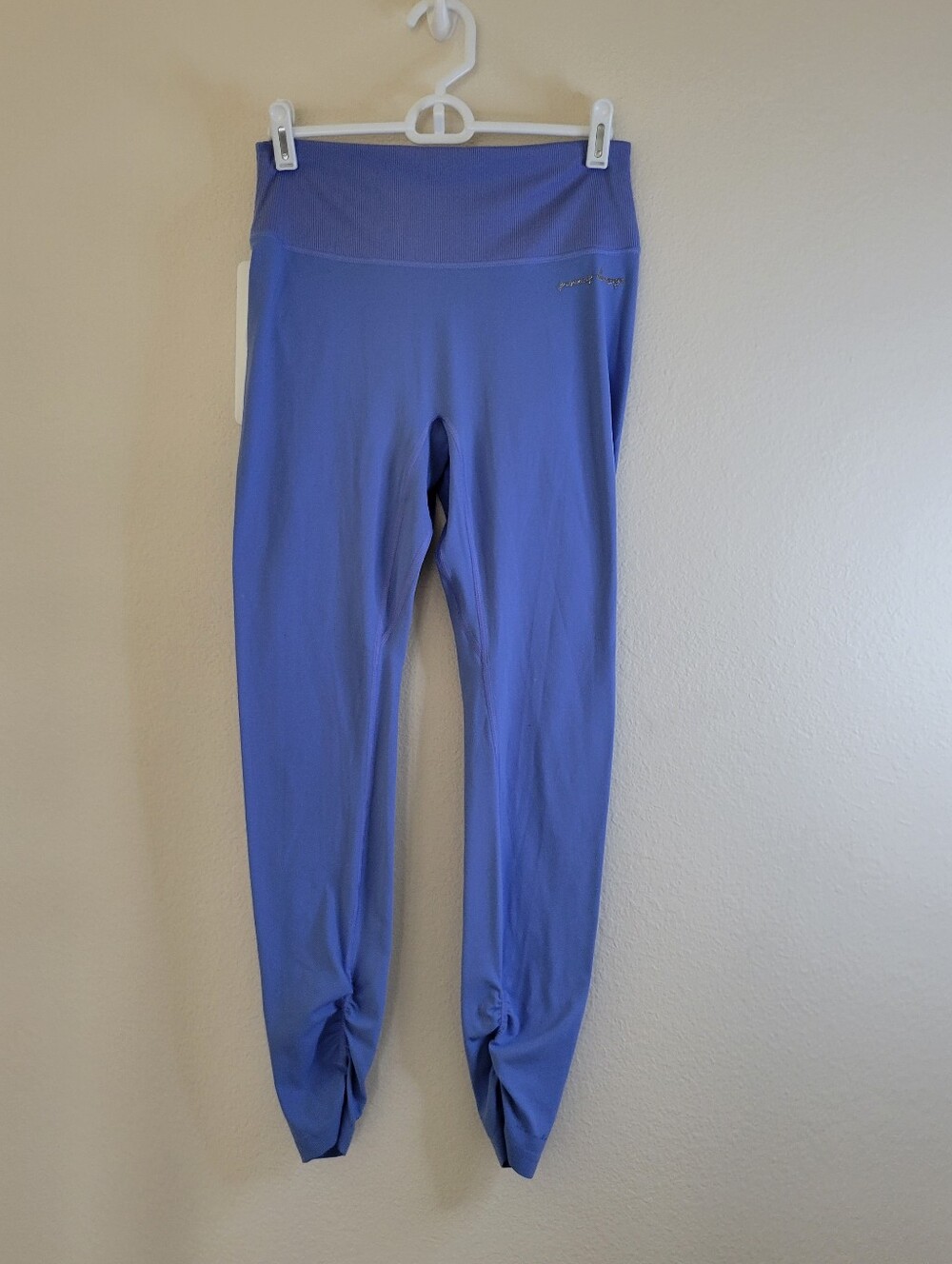 Whitney Simmons x Gymshark Leggings Beautiful Blue Scrunch Butt & Ankles Large.